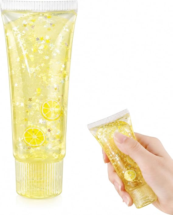 Toothpaste Squishy, Yellow - Colored and Realistic, Decorative Item, Ideal for Home, Office Desk, Decor Enthusiasts & Collectors