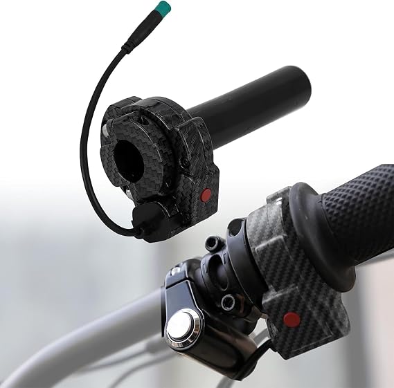 Motorcycle Throttle Twist Grip,Handlebar Grips-Carbon Fiber Pattern