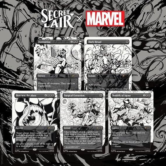 Magic the Gathering Secret Lair x Marvel's Spider-Man: Venom Unleashed (Inks) (Non-Foil)