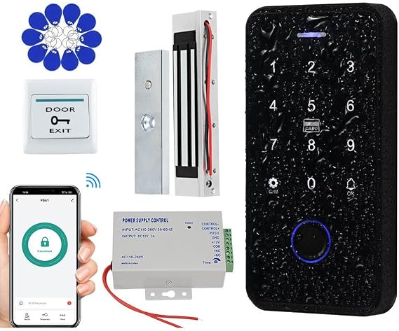 IP68 Waterproof Fully Fingerprint Door Access Control System Kit
