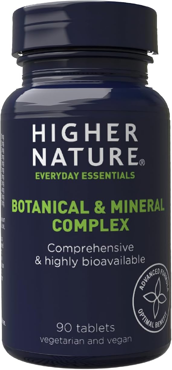 Higher Nature Botanical & Mineral Complex - Bio Minerals - 90 Tablets
