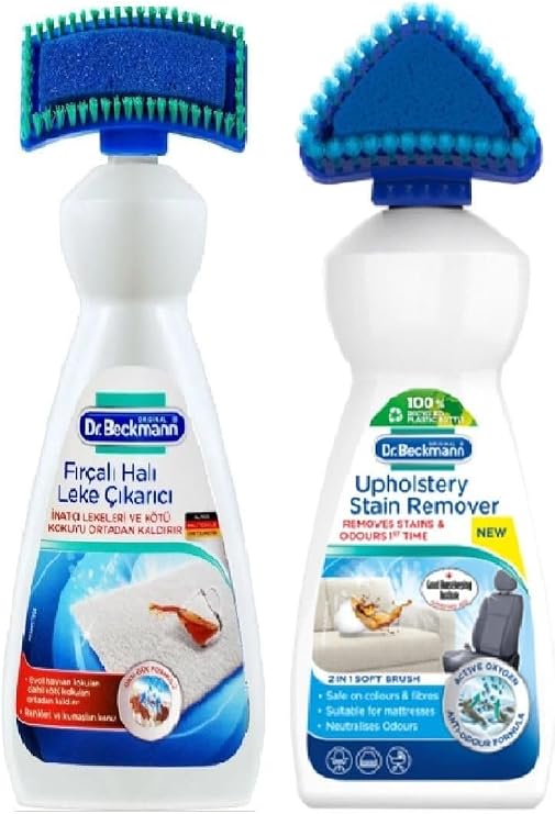 Dr.Beckmann 2'Li Set (Fırçalı Halı Leke Çıkarıcı - Koltuk Ve Döşemelik Kumaş Leke Çıkarıcı)