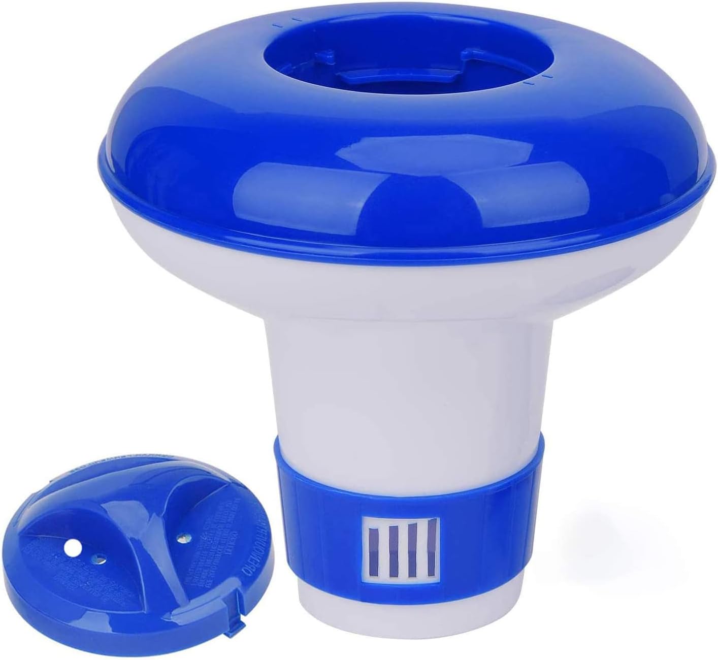 Floating Chlorine Dispenser, 5 Inch Floating Dispenser Chlorine Tablets Hot Tub Swimming Pool Spa, Floating Pool Chlorine Tablet Holder for Swimming Pool Paddling Pool Spa Water Parks