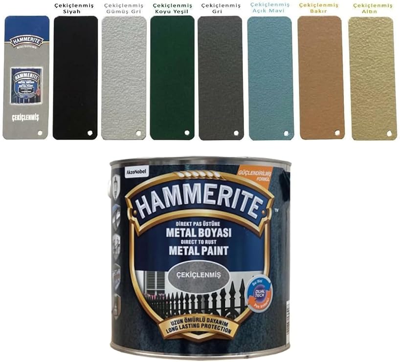 Hammerİte ÇekİÇlenmİŞ Tİp Metal Boyalari 0.75 Lt