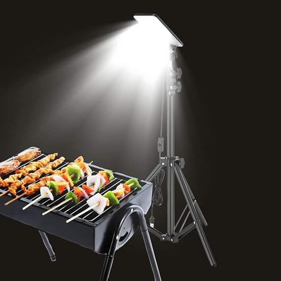 LED Camp Light Tripod Lamp Adjustable High-Brightness