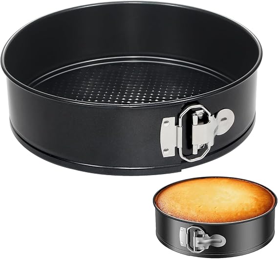 Cake Tin - 20cm/8inch Cake Tins for Baking - Cheesecake Tin Springform Loose Bottom - Thick Non-Stick Baking Tins Round Cake Pan for Restaurants, Home and Kitchen