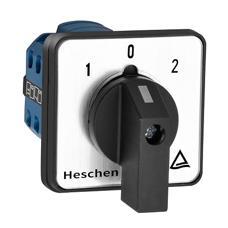 Heschen Rotary Cam Switch 3-Phase 12-Terminals SZW26-20/D303.3 20A 660V
