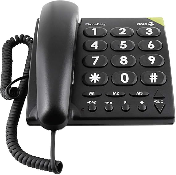 Doro 311C Black 311C 10 entries Black