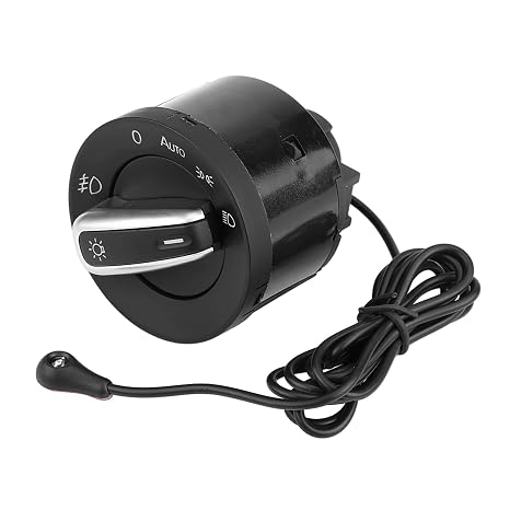 Headlight Switch Light Sensor Module Car Automatic Light Switch with Light Sensor Headlight Switch Button Module for MK5 MK6 2004-2013 OEM 1Z0941431K