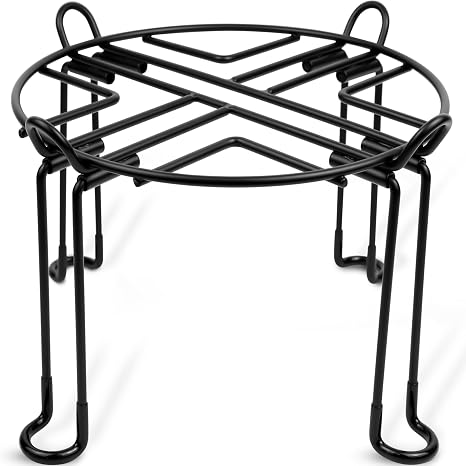Water Filter Stand 8'' Tall 9'' Diameter Match for Berkey Big and Travel System, Stainless Steel Stand with Rubberized Non-Skid Feet, Countertop Stand for Most Medium Gravity Fed Water Coolers