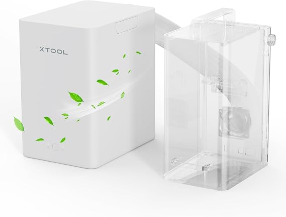 xTool F1/F2/M2 Desktop Smoke Air Purifier, Fume Extractor with 3-Layer Filtration, Hepa Portable for xTool F1/F2/M2 Laser Engraver only, Air Purifier for Laser Engraver for Wood and Metal