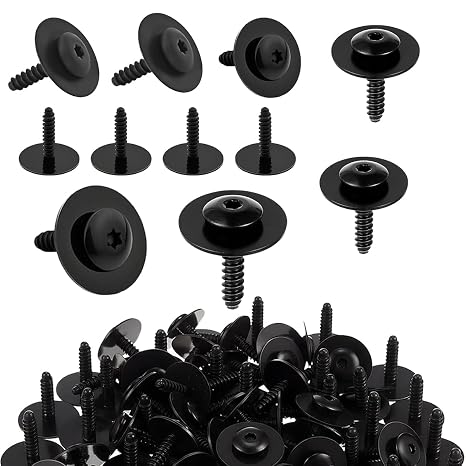 Fender Liner Splash Shield Bolt Screw 11548270 Wheelhouse Fastener for GM Chevrolet Camaro Colorado Cruze Equinox Impala Malibu Traverse Cadillac ATS CT6 CTS XT5 XTS, 30pcs