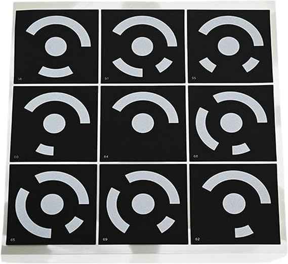 磁気コーディングドット 3D スキャン 工業用光学スキャン用の反射粘着付きマーキングドット 細部までキャプチャ45mmX45mm