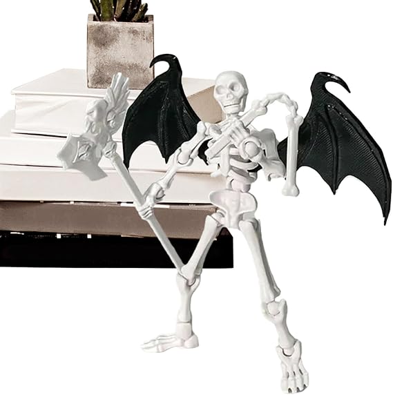 Action Figure Skeleton - Assembly Desk Toys with Movable Joints