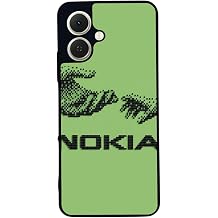 Tecno Spark GO2 ile Uyumlu Nokia Tasarımlı Glossy Premium Kılıf, Yeşil