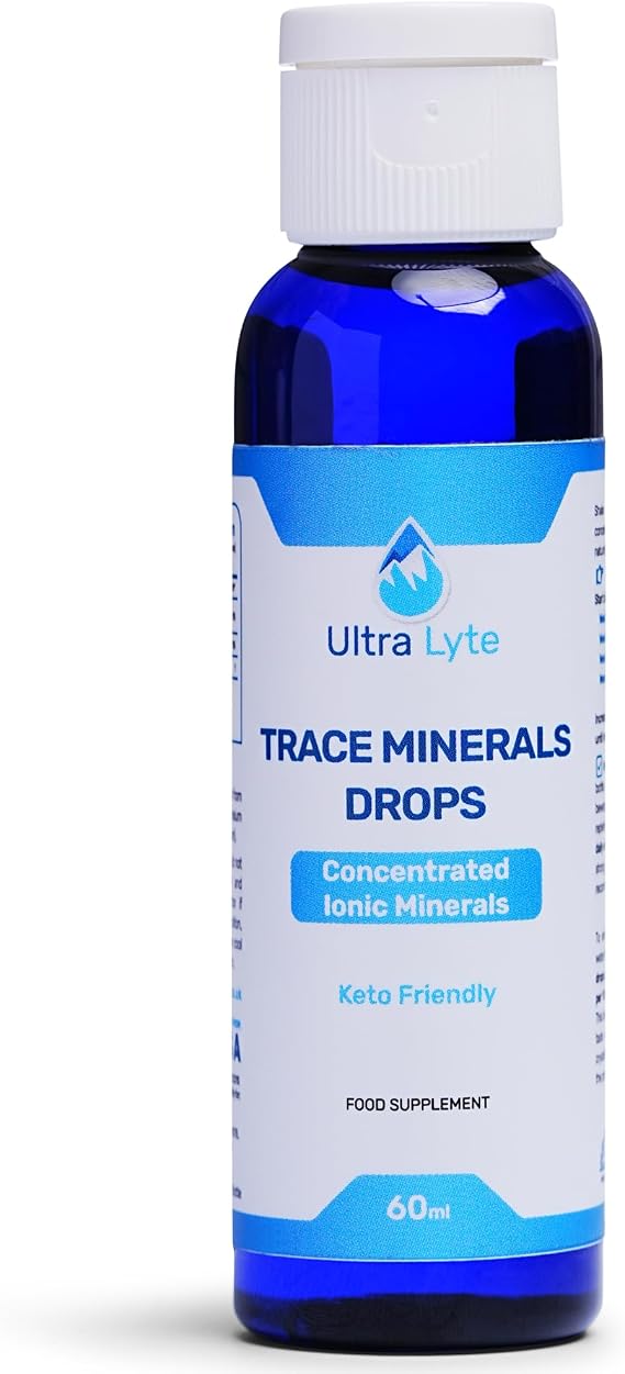 Ultra Lyte Trace Mineral Drops 60ml - Remineralise Water, Travel Size