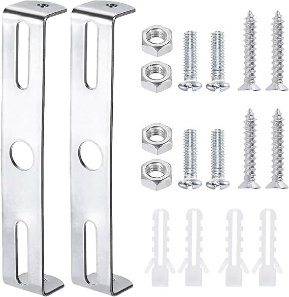 2 Set 110mm Ceiling Light Plate Kit Ceiling Lighting Bracket with Screws Accessories Lighting Fixture Ceiling Plate Bracket for Chandelier Lighting Home Office Silver [Energy Class A] [Energy Class A]