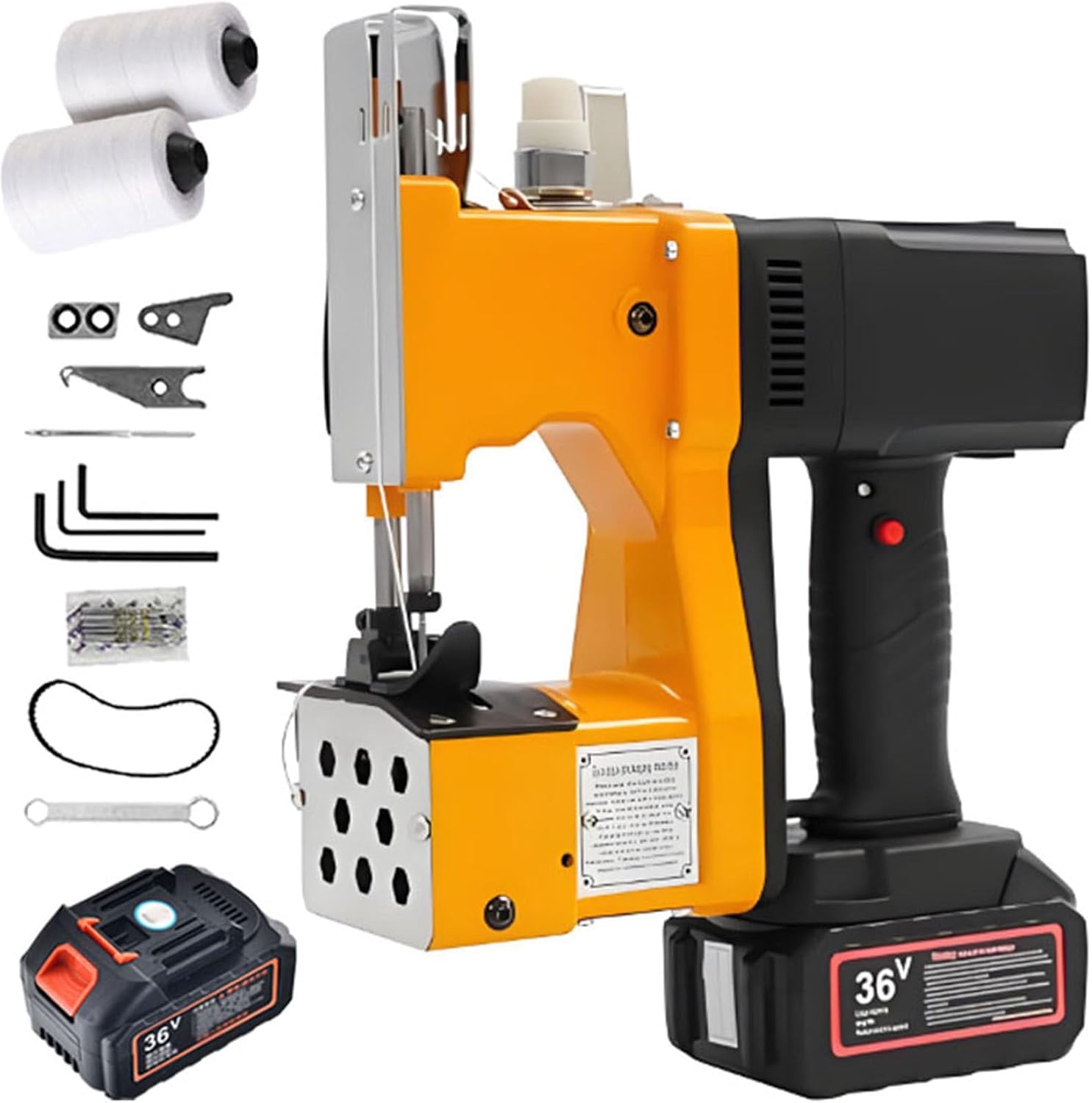 Electric Sewing Machine with Auto Thread Cutting and Adjustable Stitch Length for Outdoor Bag Sewing
