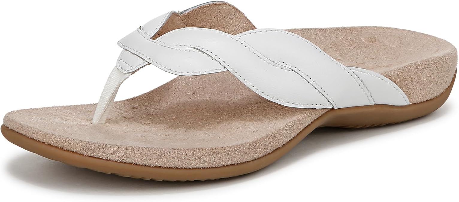Vionic レディース Bella Braid Thong Sandalsフリップフロップ