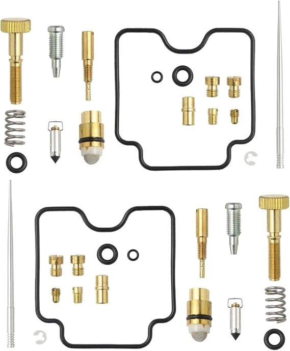 2 Set Motorcycle Carburetor Rebuild Repair Kit For Y&amaha For Raptor 660 2001-2005 YFM 660R Gasket Diaphragm