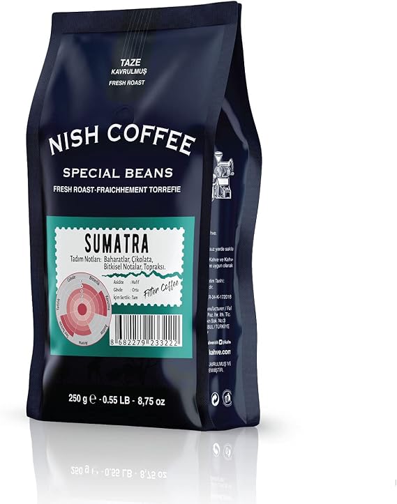 Nish Filtre Kahve Sumatra 250 Gr - Öğütülmüş