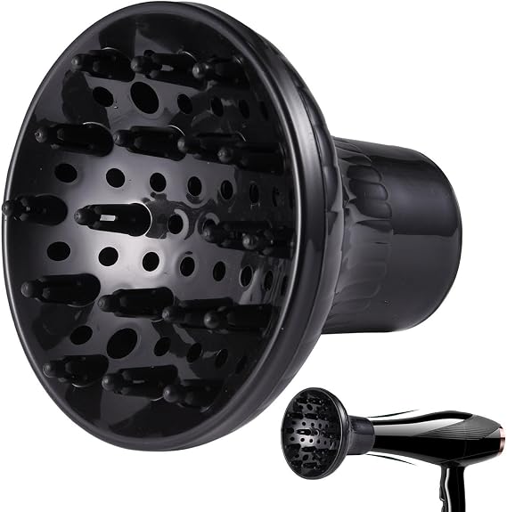 Universals Hair Diffuser, Hair Dryer Diffuser Attachment For Curly And Natural Wavy Hair, Professional Blow Dryer Diffuser For Hairdryer, Frizz Frees Hair Drying