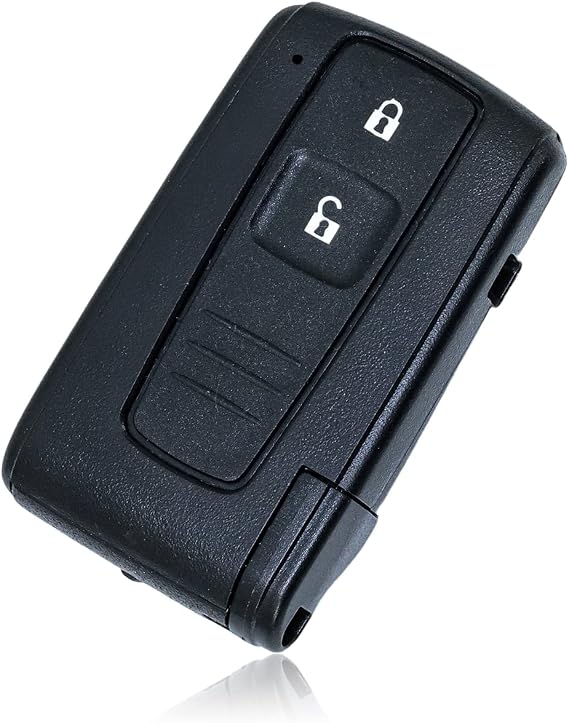 2 Button Replacement Remote Flip Key Fob Case Shell Fix For Compatible with Toyota Prius 2004 2005 2006 2007 2008 2009 Corolla Verso Camry