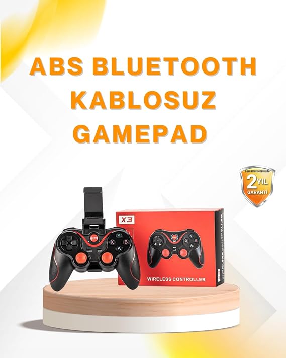 YamanHobi Kablosuz Bluetooth Gamepad PC Android TV Uyumlu Oyun Kumandası