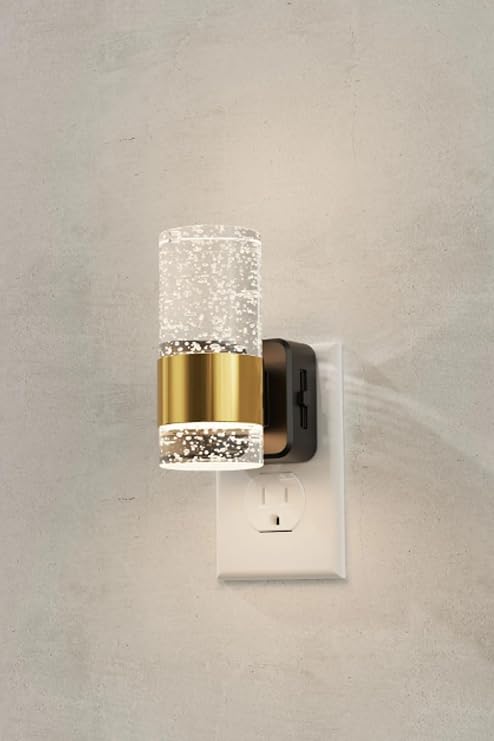 Neo Vista LED Sensörlü Aplik Gece Lambası, Duvar Tipi, Modern Tasarım, İç Mekan Aydınlatması, Koridor Yatak Odası Merdiven Banyo Salon, 113 x 85 mm, Sıcak Beyaz