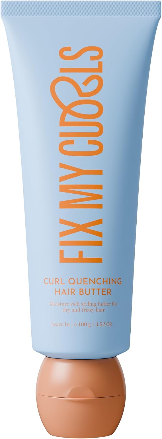Fix My Curls Curl Quenching Butter for Styling Curly And Wavy Hair, Styling Curly And Wavy Hair, Cruelty Free, Vegan, Frizz Control, Moisture Rich & CG Friendly (100gm)