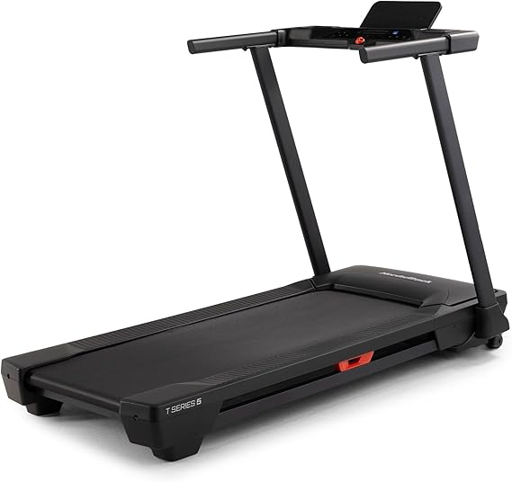 NordicTrack T-Serie Laufband für Zuhause Klappbar bis zu 12% Steigung & 20 km/h Display mit 10.000+ Trainings über iFIT-Platform Smart Fitness für Zuhause