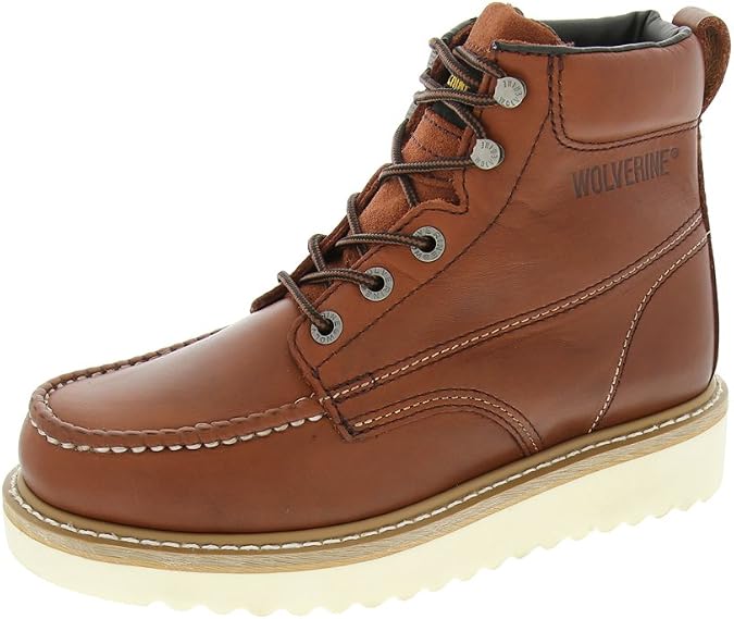 WOLVERINE Men's Work Wedge-Brown
