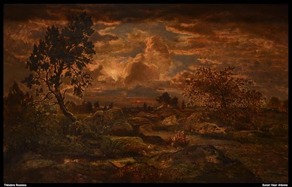 Unicorn Posters A1 POSTER (33/24 inch) (84/60 cm) - thodore rousseau sunset near arbonne jpb 27271848506 o(1)