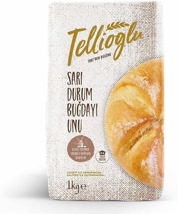 Tellioğlu Yellow Hard Wheat Flour 1 Kg