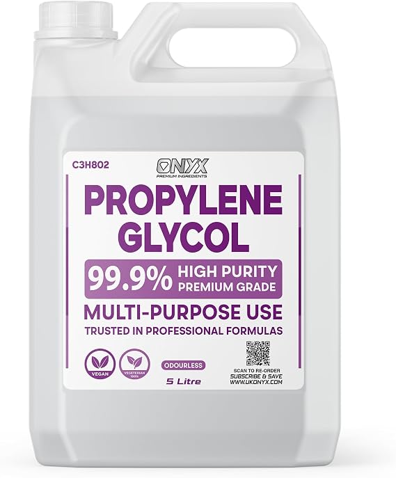 PROPYLENE GLYCOL 5Litre (PG) USP/EP Premium Grade 99.9% Pure (5000ml)