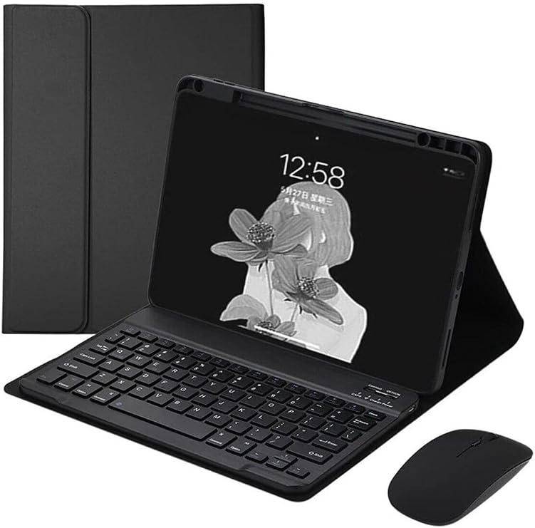 Fogy Galaxy Tab A9+ Plus 11 İnç Sm-X210 ile Uyumlu Bluetooth Klavyeli Kılıfı + Mouse