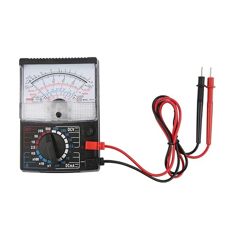 Analog Pointer Multimeter Multitester AC DC Voltage Testing Instrument of 0.05 This Analog Pointer Multimeter Provides Results MultimeterMultitesterPointer