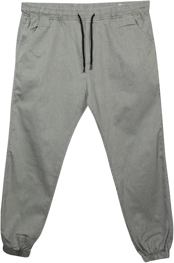 Erkek Büyük Beden 100 Kilo-180 Kilo Arası İçin Uygun Likralı Jogger Kot Pantolon