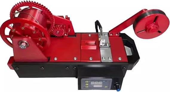3D Printer Extruder Filament Maker Machine, Desktop Filament Maker Machine, Digital Temperature Control, Recycled PET Bottle Recycler for Families, DIY Makers, Small Studios Red