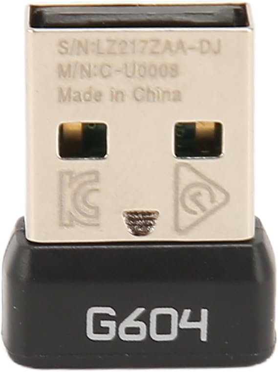 ciciglow USB Receiver for G604 Wireless Mouse 2.4GHz Wireless Technology Plug and Play USB Dongle Mouse Receiver Adapter CICIGLOWU4798QGZX1