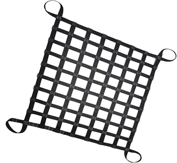 Heavy Duty Cargo Lifting Net Flat Nylon Sling Net, Lifting Rope Net, Cargo Lifting Bags, Cargo Sling Net, Lifting Net, Lifting Slings Nylon sling nets(1.5 X 1.5M/Mesh 10cm/Load 350kg)