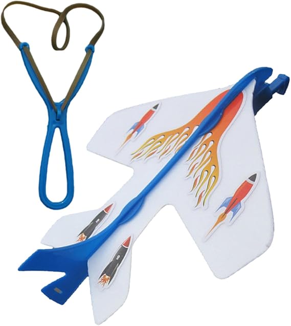Airplane Toys | Catapult Toys | Model Airplane Outdoor Flying Toys with LED Lights for Boys, Kids, Girls, Kids Mdikawe