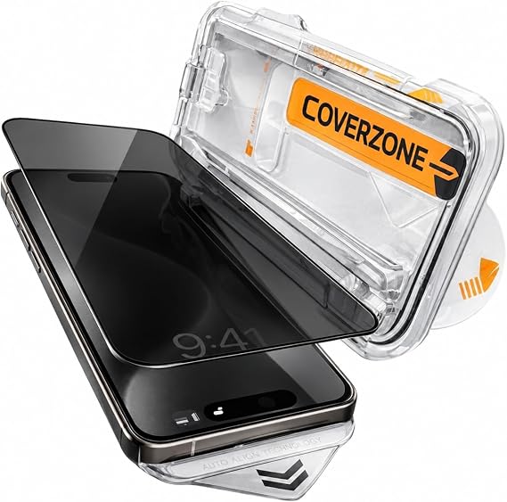 Coverzone iPhone 11 Pro ile Uyumlu E61 Aparatlı Hayalet Ekran Camı