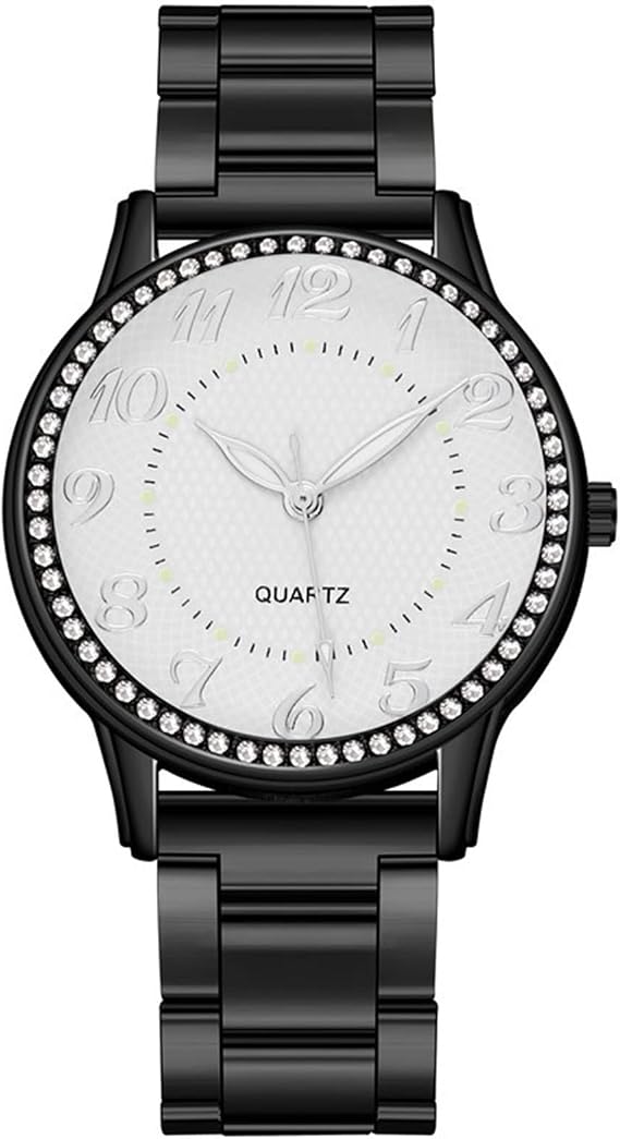 Women's Watches Quartz Movement Girls Ladies Wristwatch Steel Belt Watch Leather Watch Band 20mm