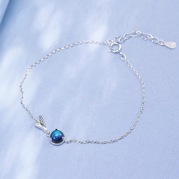 Silver bracelet,jewellery,Ladies 925 Sterling Silver Bracelet Exquisite Fashion Bracelet Whale Tail Bracelet Ladies Silver Jewellery Gifts For Sisters Friend Couples Mom