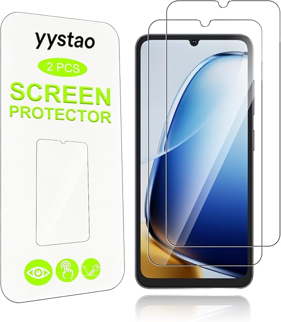 2 Pack Screen Protector for HOTWAV A25 Ultra 2026, 9H Hardness Tempered Glass Film, Case Friendly Anti-Scratch Shockproof Display Protection