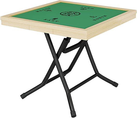 Mahjong Table Mahjong Table Mahjong Table Folding Mahjong Table with Drawers Dotted Bar Storage, Chip Storage, Hand Knead, Simple Play Table, Manual Square Table, Small Mahjong Table Panel, For