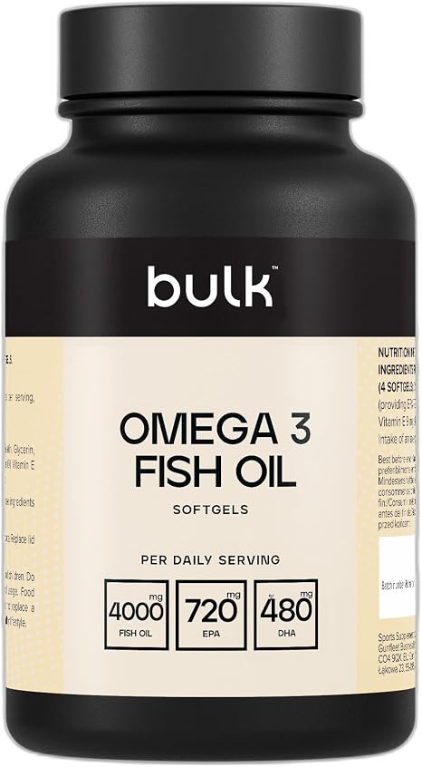 Omega 3 Fish Oil 1000 mg Softgels - Pack of 90 Softgels