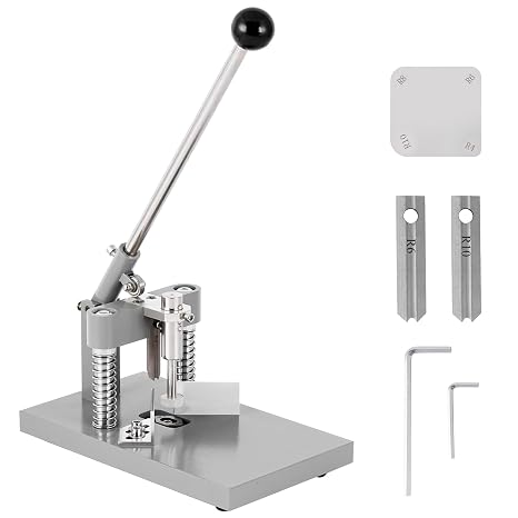 YUCHENGTECH Corner Rounder Punch Heavy Duty with R6mm R10mm Dies