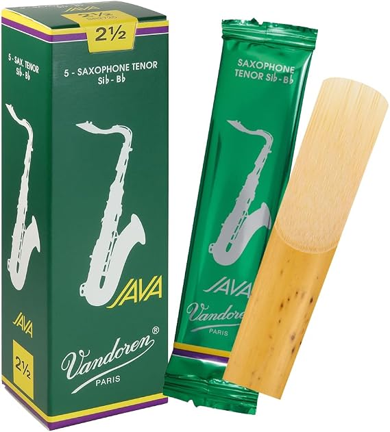 Vandoren Java Tenor Saxophone Reeds - Box of 5 - Strength 2.5